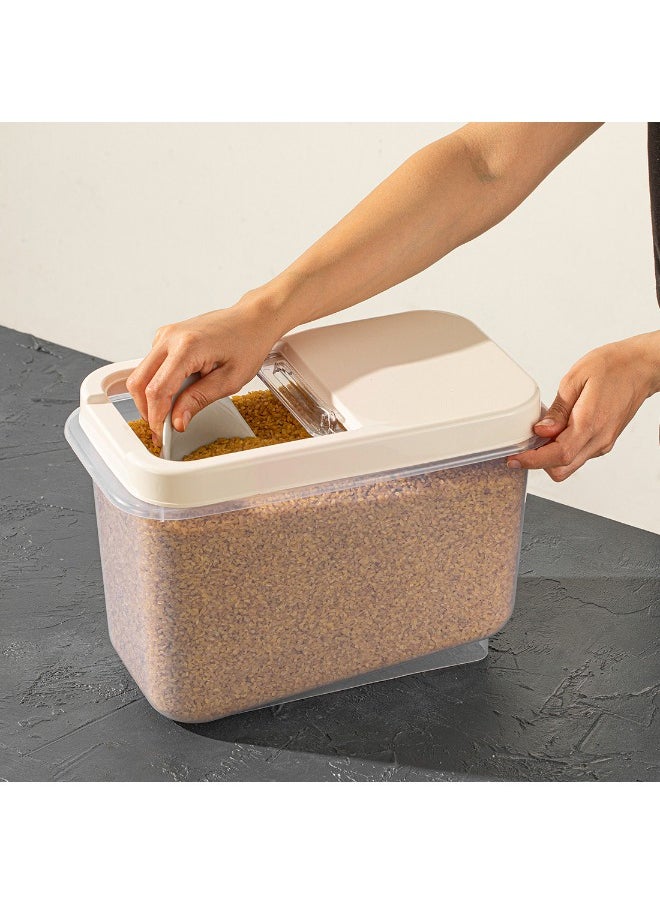 Dunya Plastik - Dunia Cereal Container 10L with Slide Lid - Storage Solution - BPA-Free - L=34.5cm W=19cm H=23.5cm - Image 1