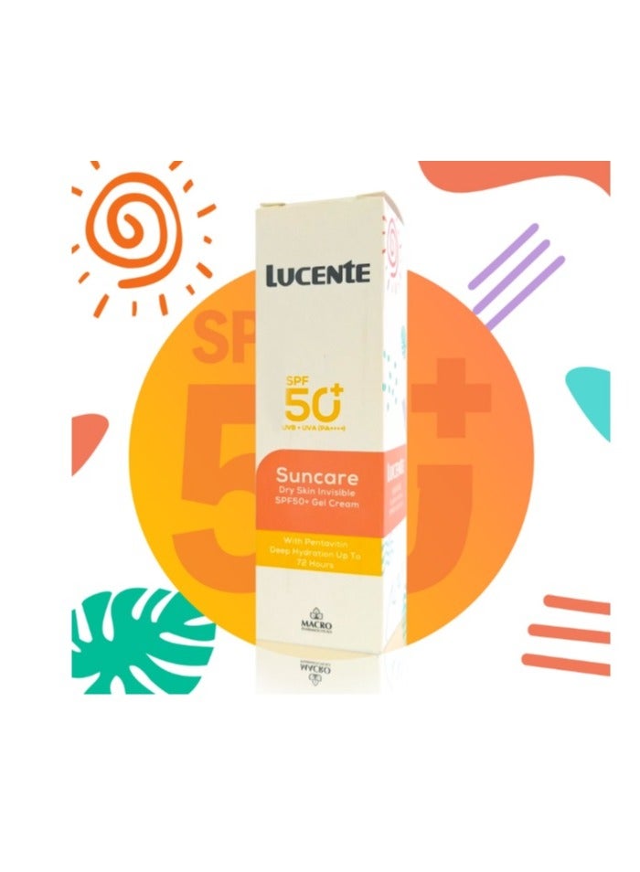 لوسينتي - كريم جل غير مرئي للبشرة الجافة من صن كير بعامل حماية من الشمس 50 + جل - 50 مل - Image 5