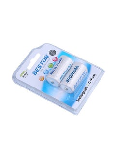 Beston C size 1.2V Rechargeable Battery 4000mAh - Pack of 2