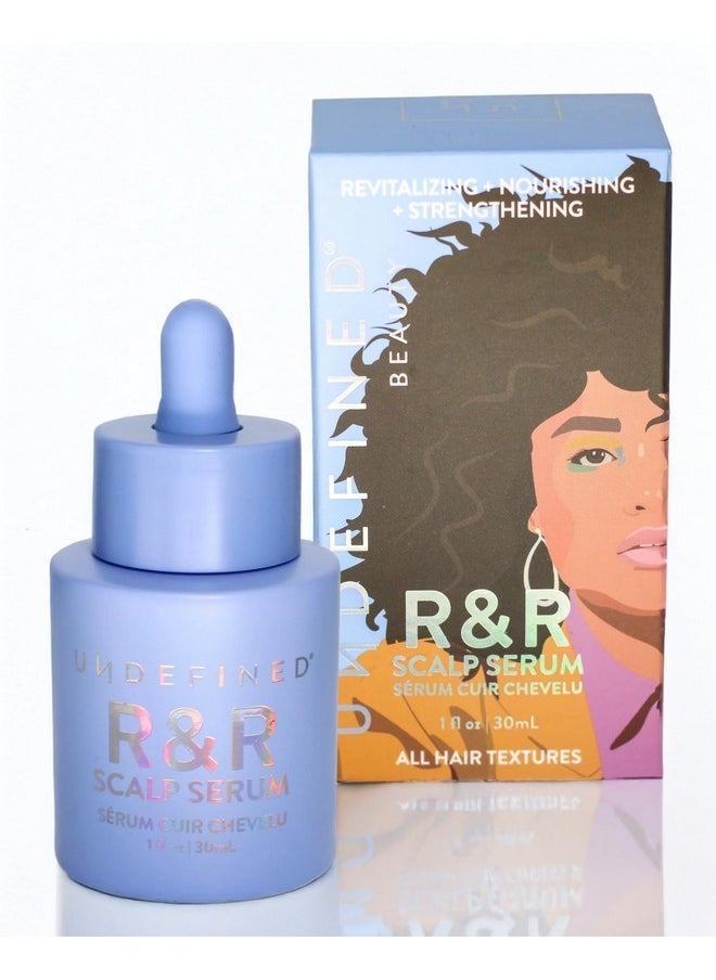 Undefined Undefined Beauty R&R Scalp Serum - Revitalizing & Strengthening Hair Treatment with Peptides, Rosemary, Ashwagandha & Niacinamide  - Image 1