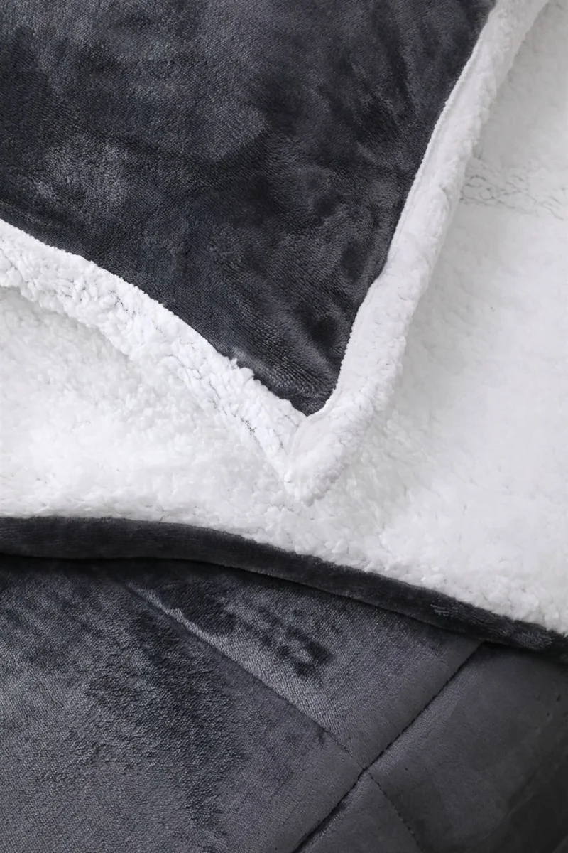 فافورا Comforter Single Blanket Set - Anthracite