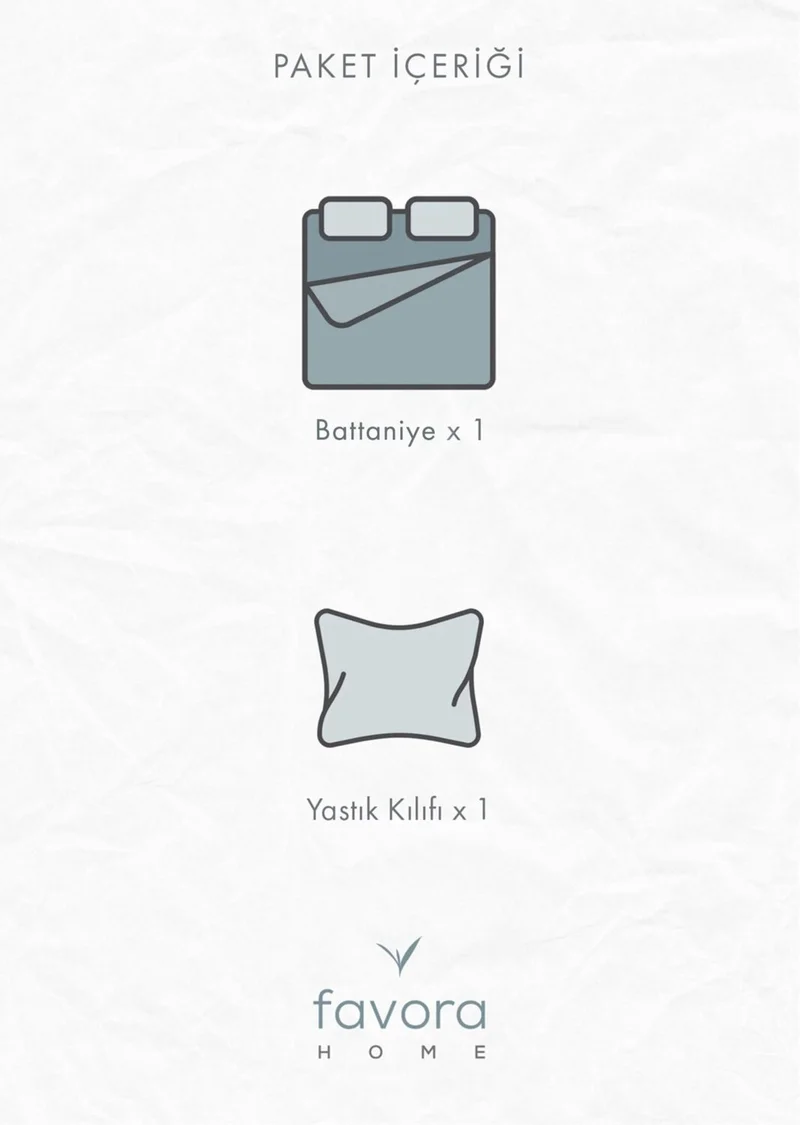 فافورا Comforter Single Blanket Set - Anthracite