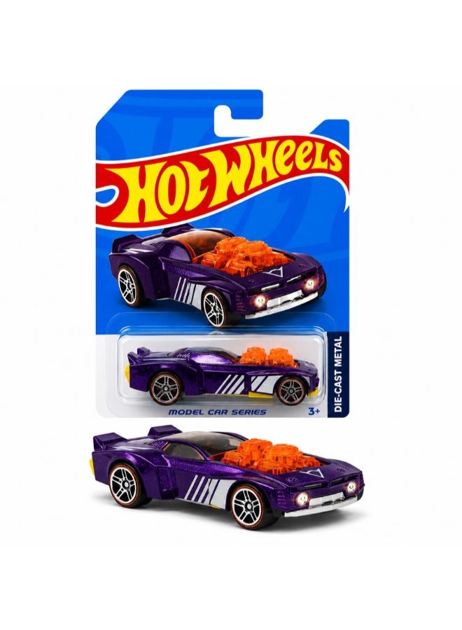 Purple Die-Cast Toy Car 1:64