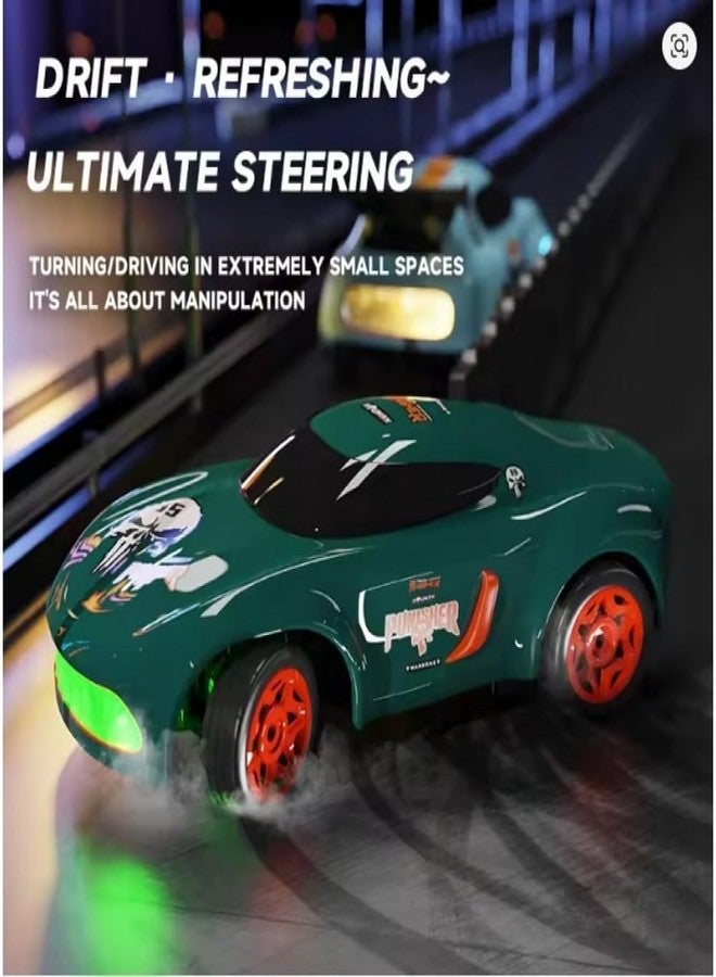 Amitasha 2.4GHz Mini RC Drifting Car 1:64 Scale Remote Control Car with LED Lights & Speed Mode, Stunt Drift Toy for Kids & Adults - Image 4