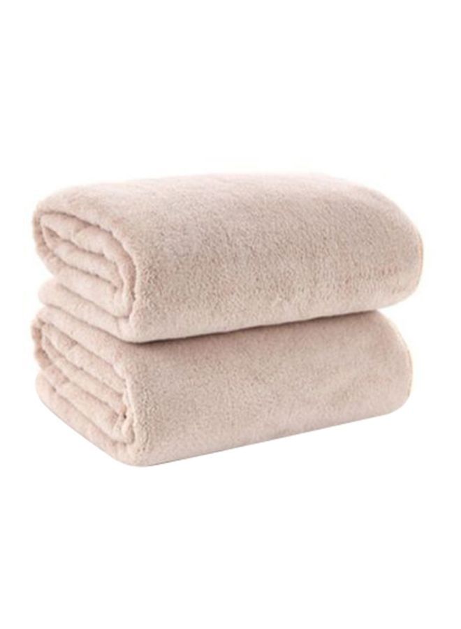 NIBEMINENT 2-Piece Micron Anti-Skid Yarn Baby Bath Towel Set - Image 1
