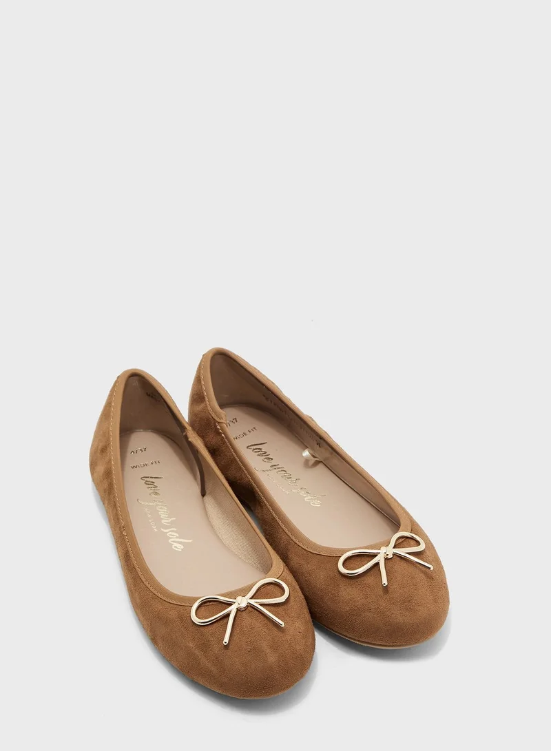 NEW LOOK Wide Fit Koki Ballerina