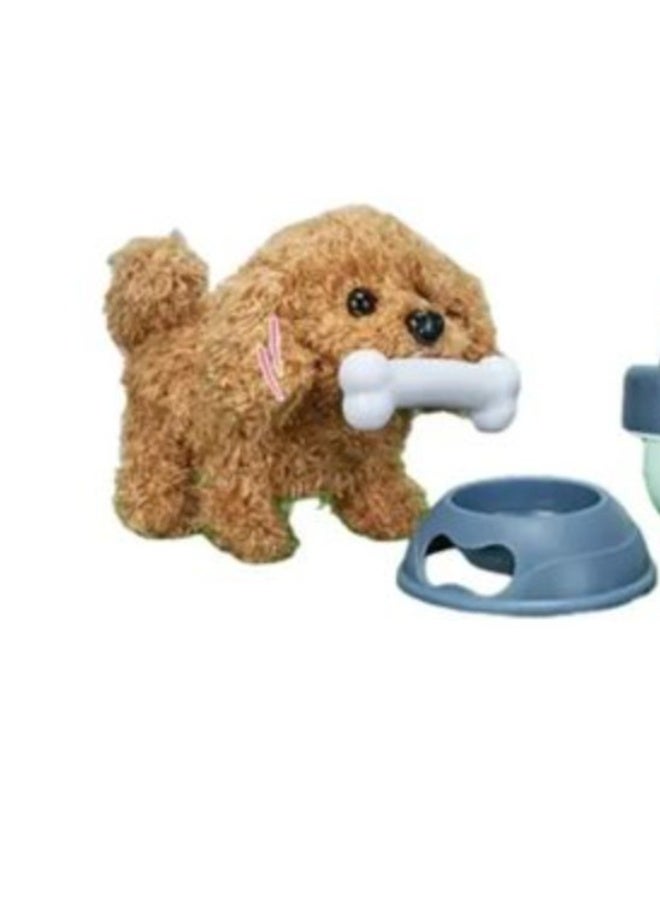 Jolier Fun Toys Play Set Light Puppy Plush Dog Brown - No:1021 - Image 2