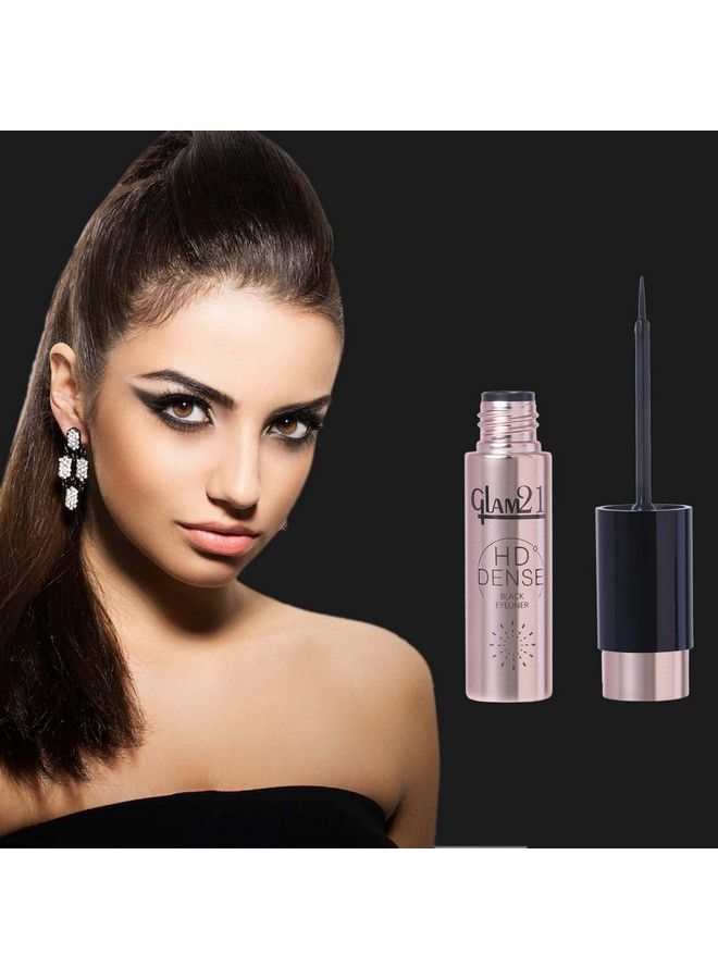 Glam 21 Glam21 Hd Dense Eyeliner ; Shiny Finish; Highly Pigmented ; Smudge Proof; Stays Up To 12 Hrs; 6 Ml - Image 5