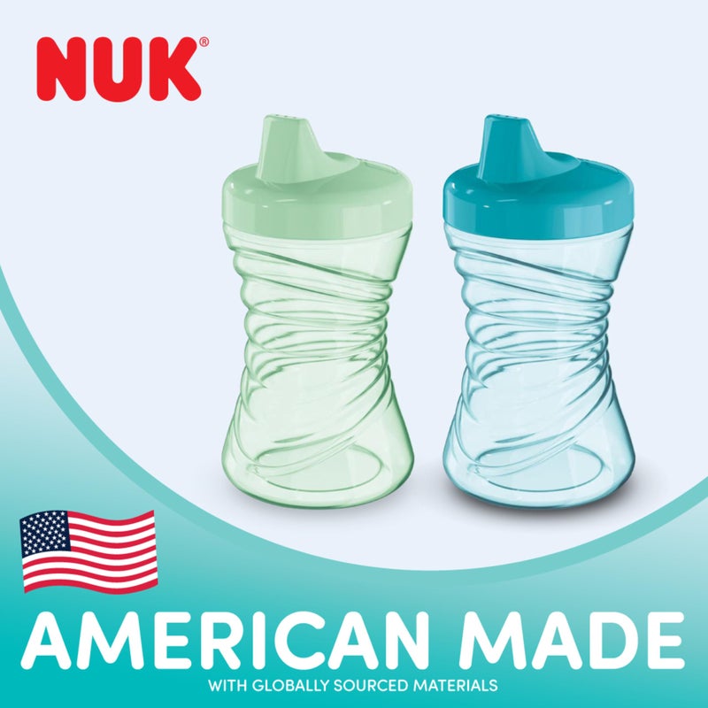 NUK Fun Grip Straw Cup, 3-Pack - Toddler Sippy Cup with Straw for Easy Drinking, Suitable for Ages 8 Months and Up - Image 2