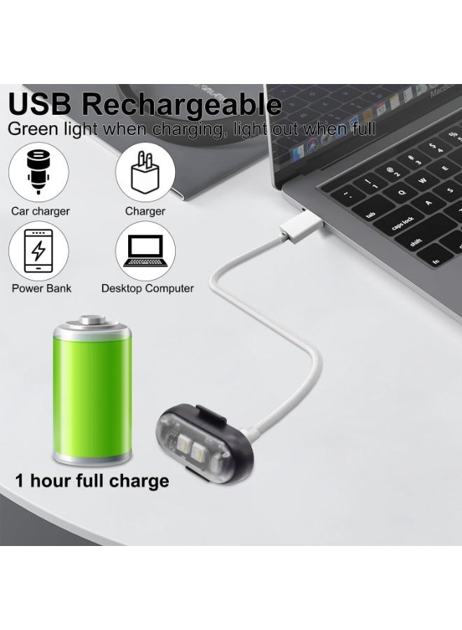 FDTY أضواء LED لاسلكية، مجموعة من 4 أضواء، 8 ألوان، قابلة لإعادة الشحن عبر USB، مقاومة للماء، جهاز تحكم عن بعد، للسيارات والدراجات النارية والطائرات بدون طيار والدراجات الهوائية - Image 5