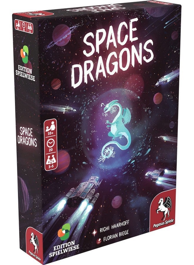 باغاسوس سبيلا Space Dragons - لعبة ورق 3-5 لاعبين - ألعاب ورق للعائلة - 20 دقيقة من اللعب - ألعاب ليلة للألعاب العائلية - ألعاب ورق للأطفال والكبار من سن 10+ - النسخة الإنجليزية - Image 1