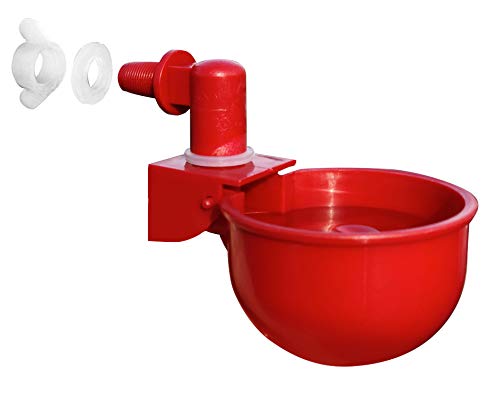 RentACoop Chicken Water Cup Waterer Kit for Poultry - Pack of 6 + One Extra for Free (Total of 7) - Image 5