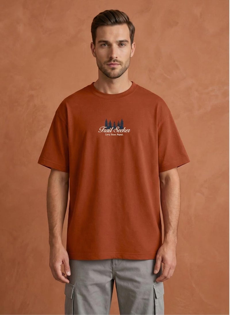 NOBERO Men Oversized Graphic Printed T-shirt - Image 5