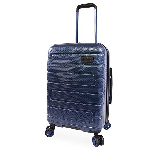 Original Penguin Crimson 21" Hardside Carry-on Spinner Luggage,Telescoping Handles, Metallic Blue, One Size - Image 2
