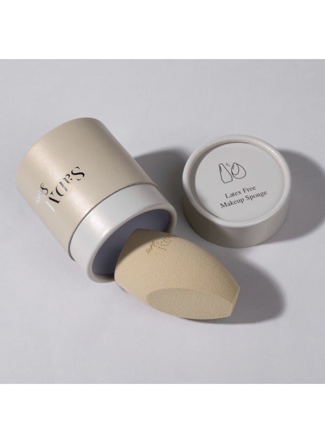 SaDM Shiny Beige/Cream Angled Makeup Sponge Blender | Precision Blender - Image 4