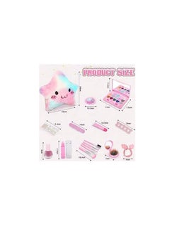 Generic 21 Pcs Kids Makeup Toys for Girls BY TOYS-EGYPT, Princess Dress up Makeup Set with Cute Cosmetic Makeup Bag for Little Girls Birthday Gifts  - Image 2
