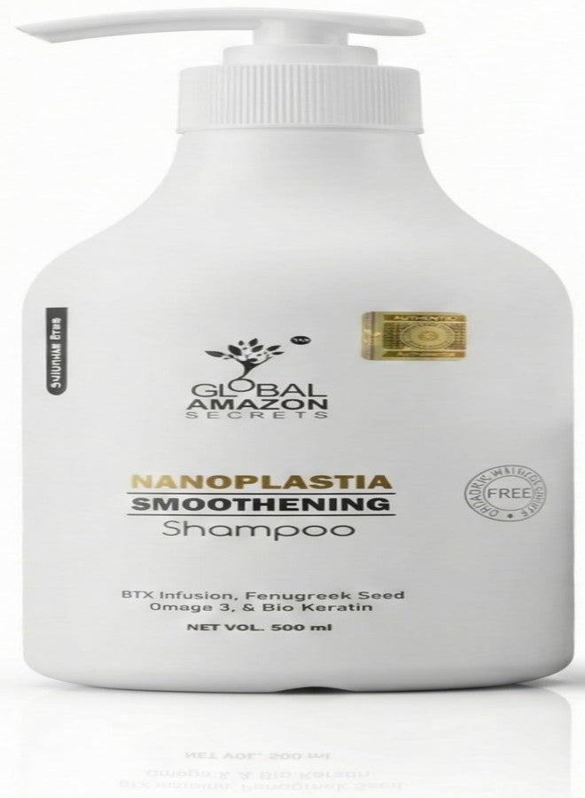 Sweet Professional Global Amazon Secrets Nanoplastia Smoothening Shampoo, 500ml, with BTX Infusion and Bio Keratin (pack of1) - Image 1