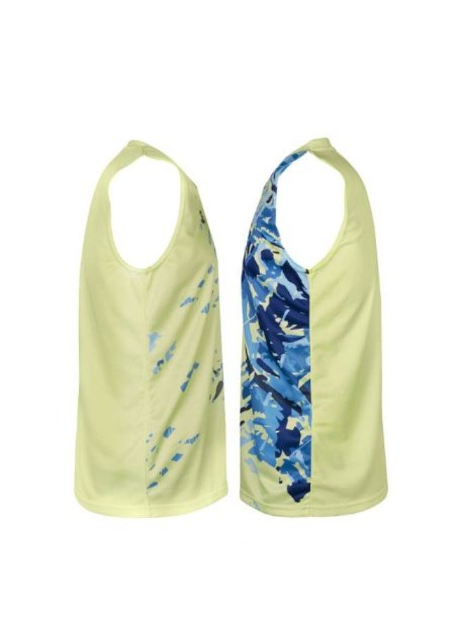 Apacs SL 22002 Sleeveless Badminton T-Shirt, Lemon Ice – Lightweight Quick-Dry Sleeveless Sports Shirt, Breathable Athletic Wear for Badminton, Training & Indoor Sports - Image 3