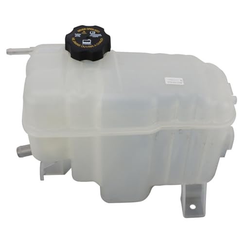 TRQ Radiator Coolant Reservoir Expansion Tank Overflow Bottle Compatible with 2011-2014 Chevrolet Silverado 2500 HD Silverado 3500 HD GMC Sierra 2500 HD Sierra 3500 HD GM3014184 - Image 1