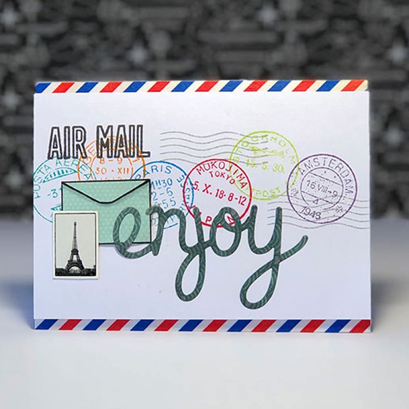 CYFUN DESIGN Various City Commemorative Air Mail Stamp for Card Making DIY Scrapbooking - New York, Sydney, Tokyo, Paris - Clear Rubber Seal Stamping Stamp for Paper Crafting Handmade Crafts Album Decor - Image 3