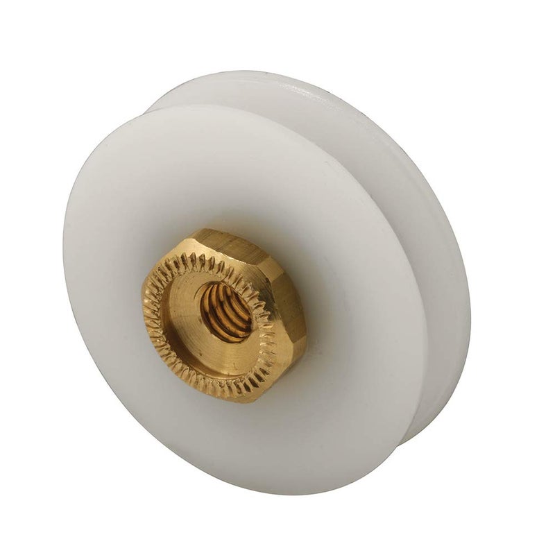 PrimeLine B 824 Screen Door Roller 1 In Diameter Nylon Construction Center Groove 2 Pack