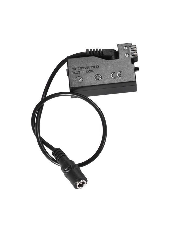 NIBEMINENT Dummy Battery Adapter Camera Charger for Canon 200D/800D/760D/750D Black  - Image 1