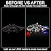Hilighting Upgraded Led Light Kit Compatible with Lego Star Wars The Dark Falcon Building Set RC Version Compatible with Lego 75389 Model Not Included - Image 4
