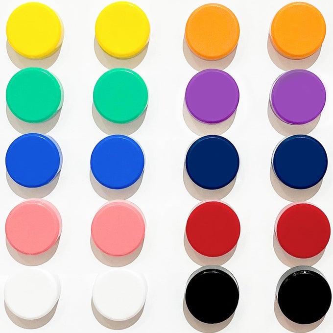 FRIDGE MAGNETS 20PCS STRONG REFRIGERATOR MAGNETS FOR WHITEBOARD SMALL HEAVY DUTY MINI CUTE MAGNETS FOR FRIDGE LOCKER WHITE BOARD KITCHEN OFFICE COLORFUL