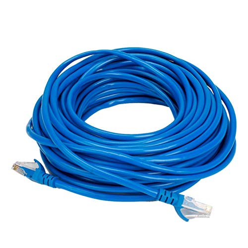 Terabyte 10 Meter LAN Cable CAT5/5E Network Cable Internet Cable RJ45 LAN Wire High Speed Patch Cable Computer Cord for Modem, Personal Computer, Laptop, Router (Blue) - Image 1