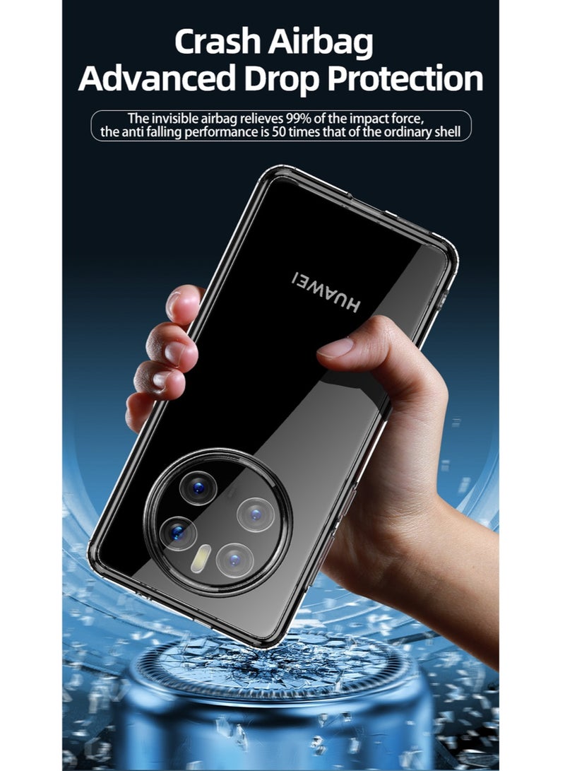 Techie غطاء شفاف فائق النحافة من TPU لهاتف هواوي ميت 50 مع زوايا ناعمة ومضاد للصدمات ومضاد لبصمات الأصابع - Image 5