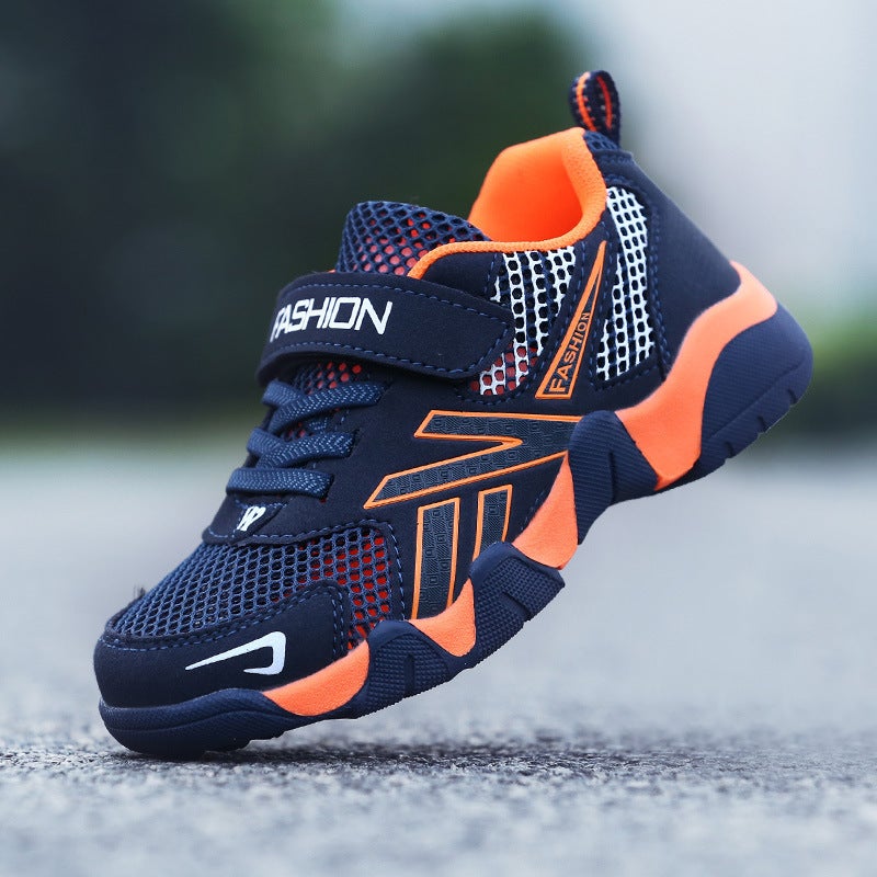 Mesh Sneakers Lightweight Flexible Sole Walking Shoes For Kids Indoor And Outdoor Activities - Image 2