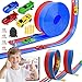 HTPREC 20ft Flexible Race Track for Kids with 4 PullBack Cars Portable Storage Bag4pcs Strong Suction Cups5pcs Track Stabilizersfor 164 CarsRoll Up Slot Car Race Track with Loops - Image 2