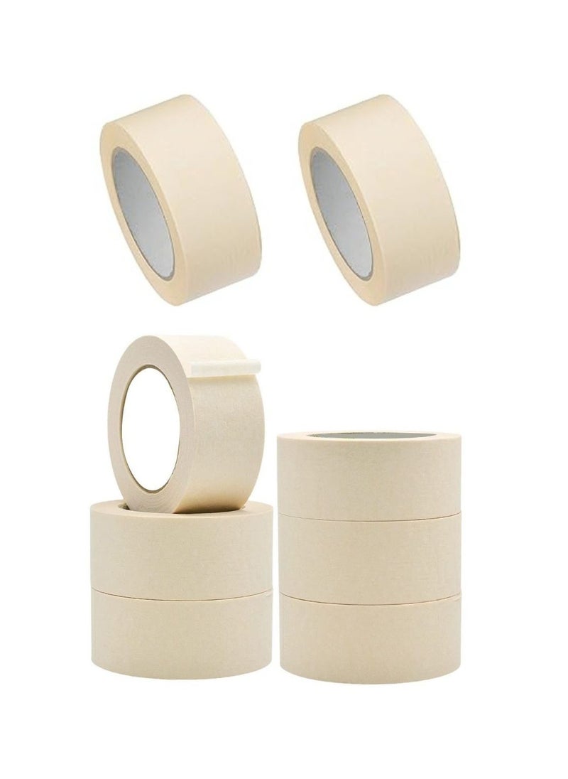 Libra Heavy Duty Masking Tape (Ivory 3in x 30 Yard) Pack of 8  - Image 1