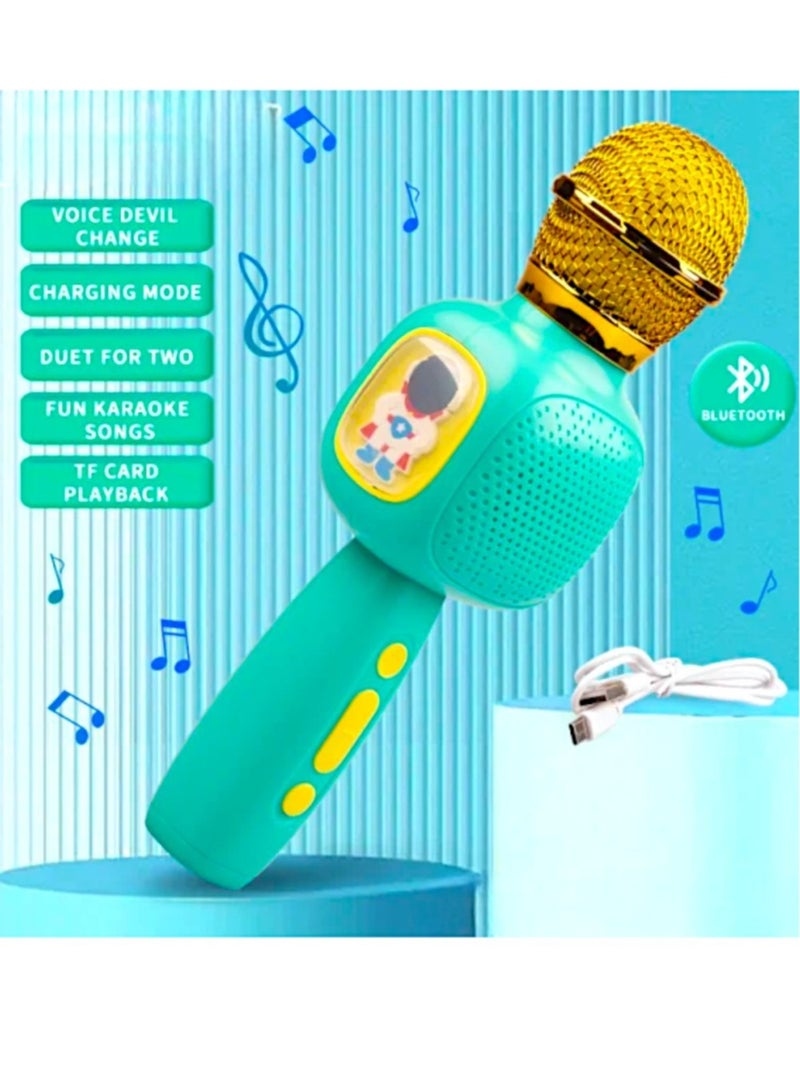 SINGER Microphone Toy for Kids Bluetooth Smart Karaoke Singing and Dancing Birthday Party Fun Toys Mike for Kids Educational - Image 1