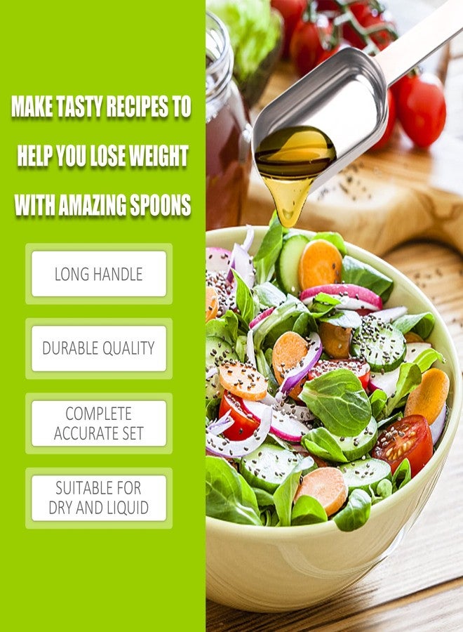 BERYLER مجموعة ملاعق قياس فردية من BERYLER®، 3 قطع، نصف ملعقة صغيرة (2.5 مل | 2.5 سم مكعب)، مصنوعة من الفولاذ المقاوم للصدأ، بمقابض طويلة فقط. - Image 5