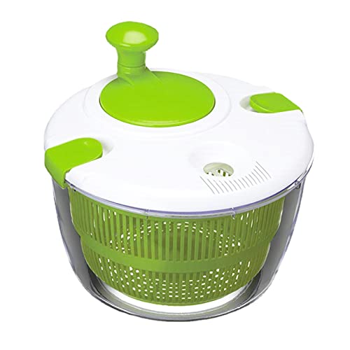 toproad Salad Spinner 5L Vegetable Washer Dryer Drainer Strainer with Bowl  Colander MultiUse Lettuce Spinner Fruit Washer Pasta and Fries Spinner 