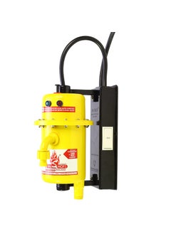 MrSHOT Prime Instant Running Water Heater Made of First Class ABS Plasticwith On Off SwitchWater Inlet and Outlet Thread ModelManual Reset ModelColor Yellow