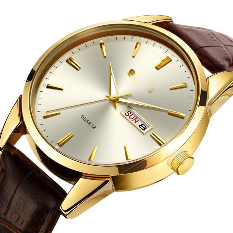 SKMEI Moment Beauty 7077 Belt Waterproof Square Quartz Watch - Image 1