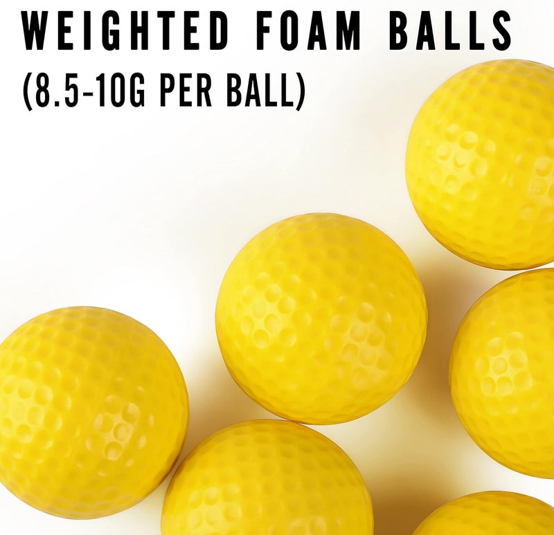 Champkey Practice Foam Golf Balls - 16 or 32 Pack | Limited Flight, True Spin and Feel Training Balls - Image 2