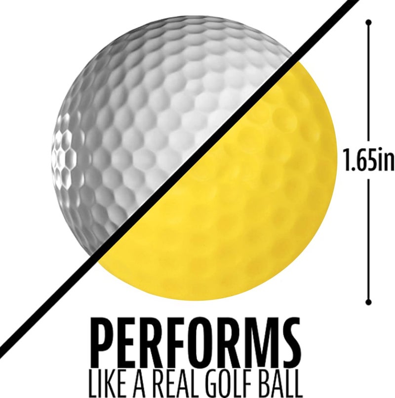 Champkey Practice Foam Golf Balls - 16 or 32 Pack | Limited Flight, True Spin and Feel Training Balls - Image 4