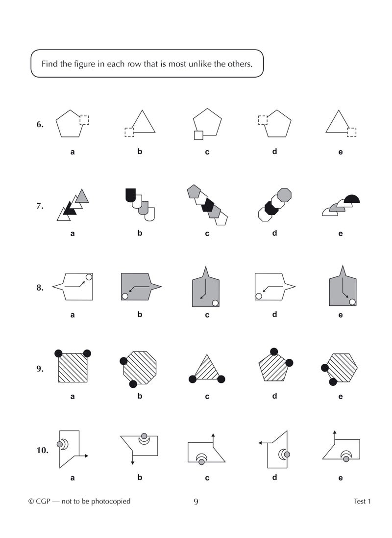 11+ CEM 10-Minute Tests: Non-Verbal Reasoning - Ages 9-10 (with Online Edition)