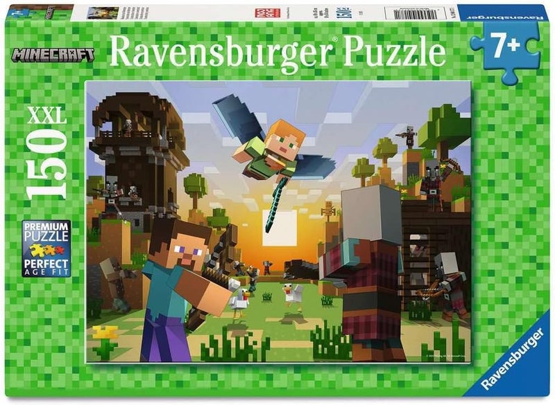 Ravensburger رايفينسبورجر ماينكرافت بناء ومغامرة XXL لغز الصور (150 قطعة) - Image 1