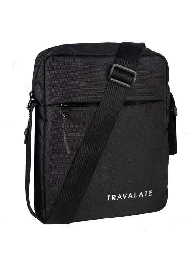 TRAVALATE حقيبة سلاينغ TRAVALATE للرجال والنساء | حقيبة عصرية عبر الجسم - حقيبة صدر للتنزه والسفر والهدايا والسفر والرياضة - سوداء - Image 1