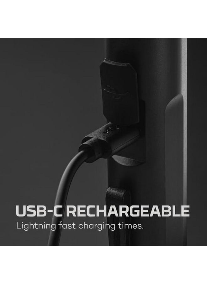 NEBO NEBO Mini Larry 500 Pocket Flashlight | 500 Lumens, 2 Light Modes, Compact, Rechargeable COB Work Light & Mini Flashlight, Magnetic Base & Steel Clip, Waterproof, Includes USB-C Charging Cable  - Image 2