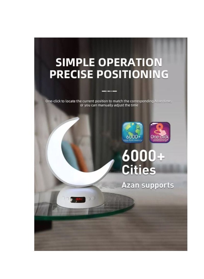 كروني SQ-902 مكبر صوت قرآن  مصباح القمر LED   العلاج العطري   وظيفة الأذان المنبه مشغل القرآن - Image 3