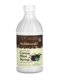 NuNaturals Concentrated Cocoa Mint Syrup 16 fl oz 0.47 l  - Image 1