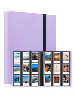 NANAO 432 Pieces Of Moment Mini Book Album Pockets Photo Album for Fujifilm Instax Mini Camera or Fujifilm Instax Mini 11 90 70 9 8+ 8 LiPlay Instant Camera  (Purple)  - Image 1