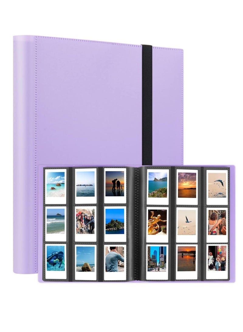 NANAO 432 Pieces Of Moment Mini Book Album Pockets Photo Album for Fujifilm Instax Mini Camera or Fujifilm Instax Mini 11 90 70 9 8+ 8 LiPlay Instant Camera  (Purple) - Image 1