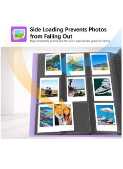 NANAO 432 Pieces Of Moment Mini Book Album Pockets Photo Album for Fujifilm Instax Mini Camera or Fujifilm Instax Mini 11 90 70 9 8+ 8 LiPlay Instant Camera  (Purple)  - Image 5