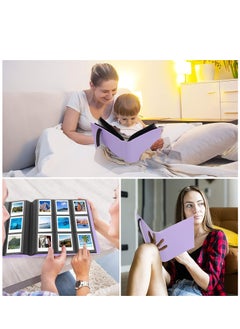 NANAO 432 Pieces Of Moment Mini Book Album Pockets Photo Album for Fujifilm Instax Mini Camera or Fujifilm Instax Mini 11 90 70 9 8+ 8 LiPlay Instant Camera  (Purple)  - Image 2